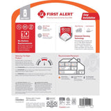 First Alert 10 Year Slim Battery-Powered Photoelectric Smoke Detector