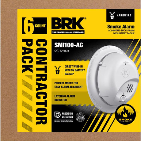 SMOK/FIR DETECTORS 6PK