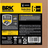 BRK 6 PK Hard-Wired w/Battery Back-up Ionization Smoke Detector