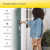 Yale Assure Lock 2 Satin Nickel Metal Wi-Fi Keypad Smart Lock