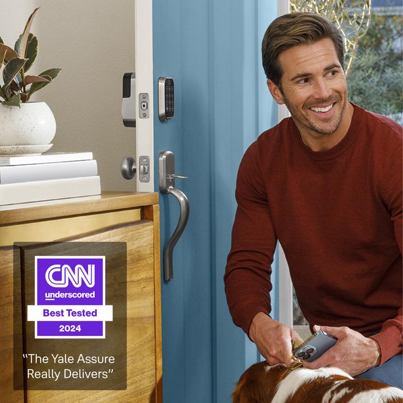 Yale Assure Lock 2 Matte Black Metal Wi-Fi Keypad Smart Lock