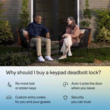 Yale Code Matte Black Metal Electronic Deadbolt