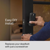 Yale Code Matte Black Metal Electronic Deadbolt