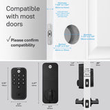 Yale Code Matte Black Metal Electronic Deadbolt
