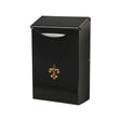 MAILBOX VERT ECON BLACK