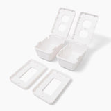OUTLT COVER PLST WHT 2PK