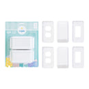 OUTLT COVER PLST WHT 2PK