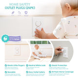Regalo White Plastic Outlet Safety Plugs 24 pk