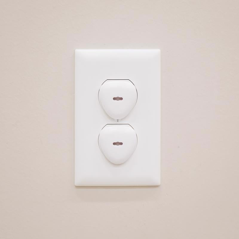 Regalo White Plastic Outlet Safety Plugs 24 pk