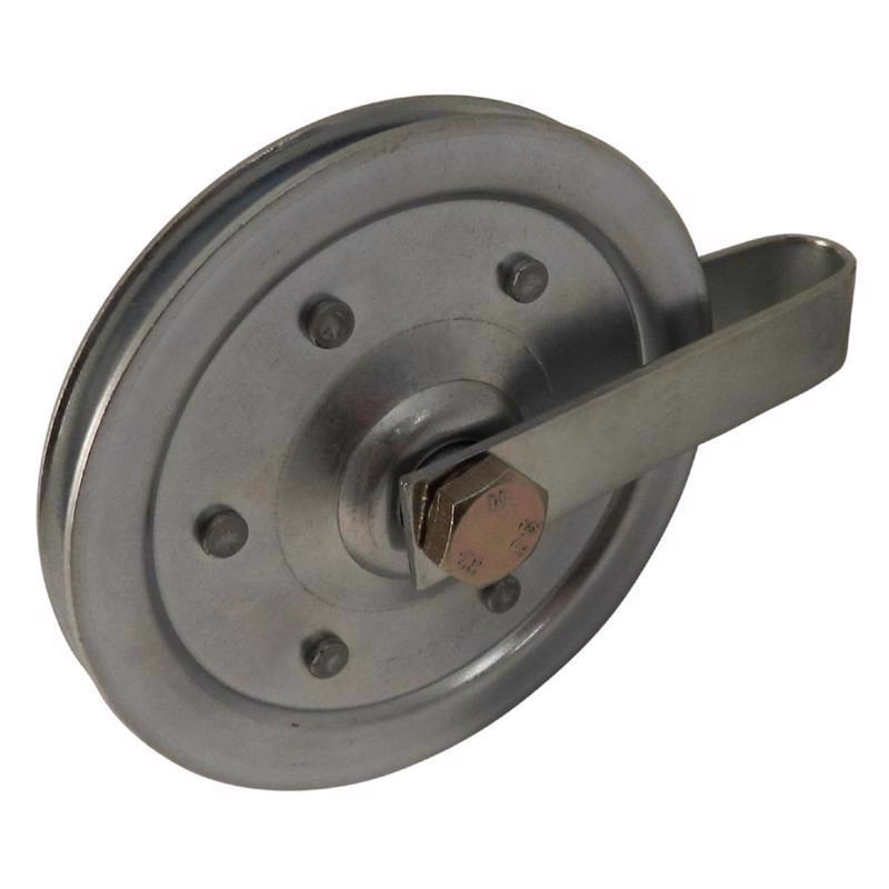 PULLEY ALUM GRAY 4" 2PK