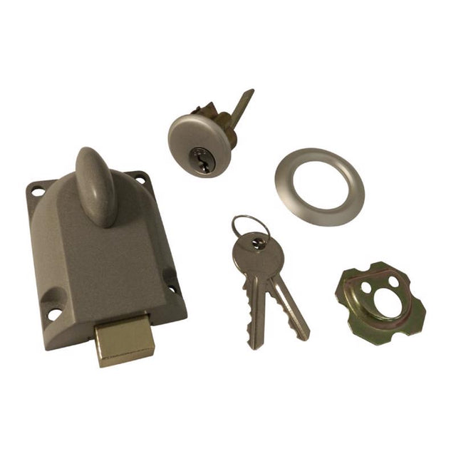 DEADBOLT LOCK ALUM