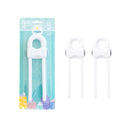 CABINET LOCK WHT PLS 2PK