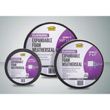 M-D Building Products Black Foam Compression Weatherstrip For Gaps and Openings 13 ft. L X 1 in.