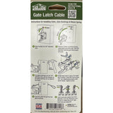 Tool Time Manufacturing 0.5 in. H X 8 in. W X 4 in. L Stainless Steel Pull Gate Latch Cable
