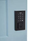 Kwikset 270 SmartCode Matte Black Metal Electronic Touch Pad Deadbolt