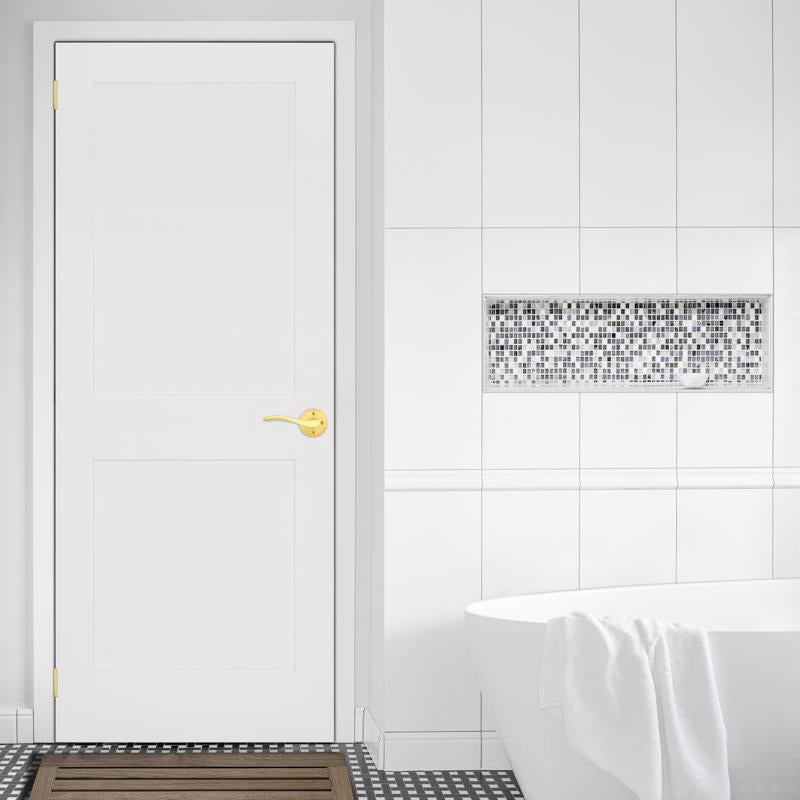 Kwikset Sedona Transitional Satin Brass Privacy Lever Right or Left Handed