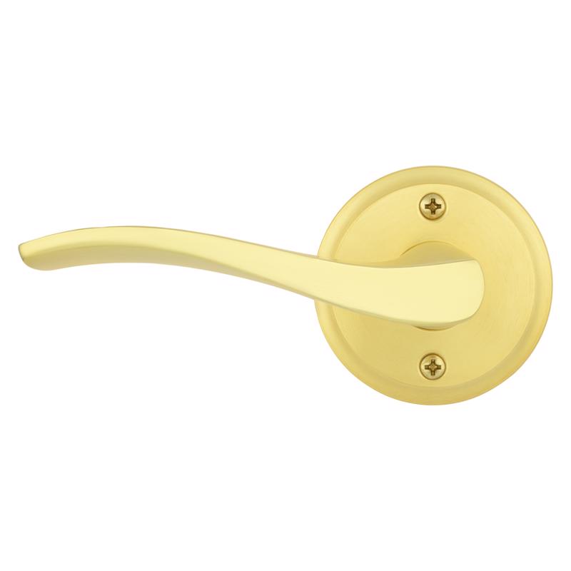 Kwikset Sedona Transitional Satin Brass Half-Dummy Lever Left Handed