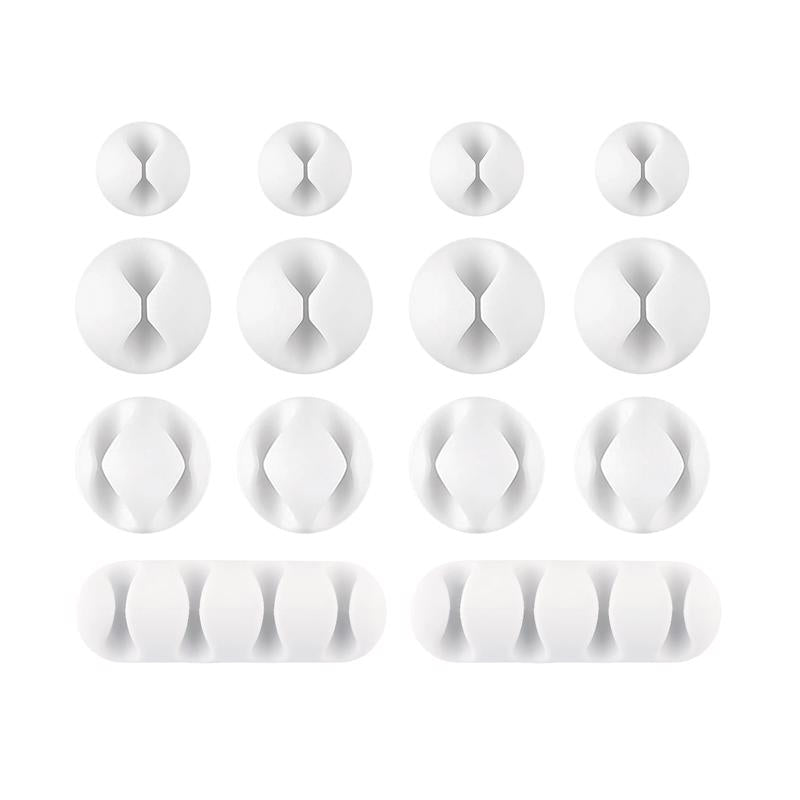 Wrap-It 1 in. L White Plastic Cable Clip