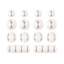 Wrap-It 1 in. L White Plastic Cable Clip