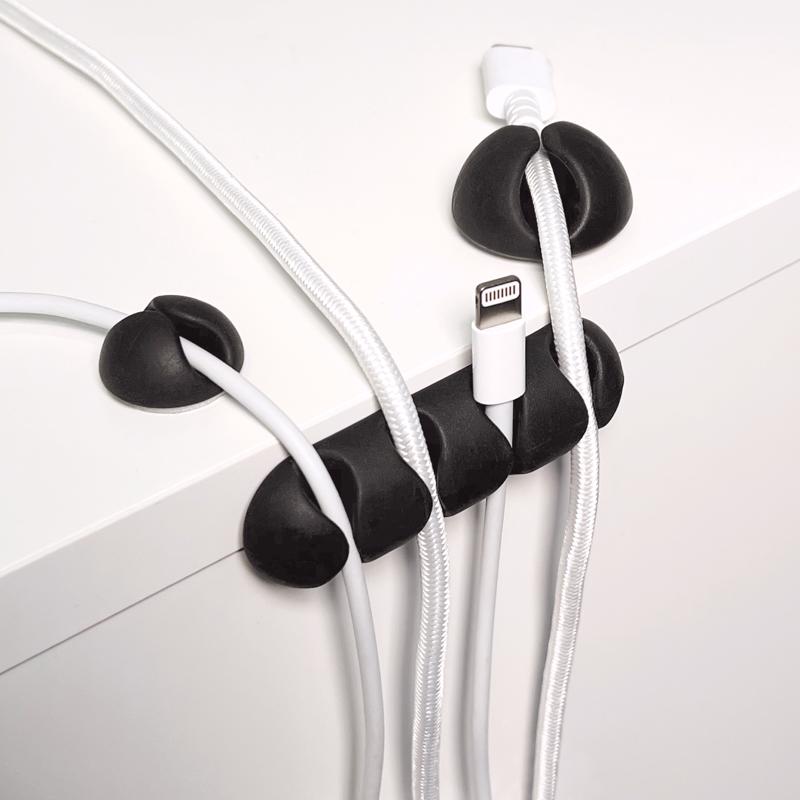 Wrap-It 1 in. L White Plastic Cable Clip