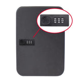 Lucky Line Black Steel Key Cabinet with Combo Lock