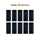 Wrap-It 3.38 in. L Black Plastic Cable Clip