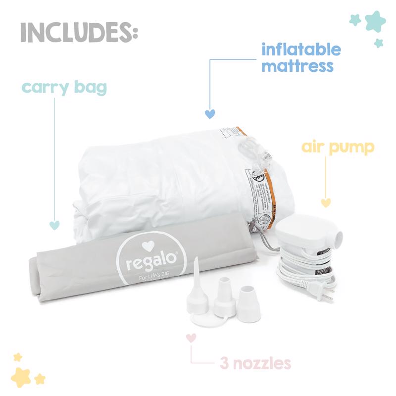 Regalo White Nylon Toddler Bed 1 pk