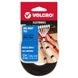 TIES NYLN BLK M 8" 25PK