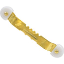 HILLMAN ReadyNail Polished Brass Gold Sawtooth Hanger 3 pc