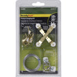 HILLMAN ReadyNail Polished Brass Gold Picture Hanging Kit 30 lb 10 pc