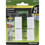 HILLMAN ReadyNail White Canvas Picture Hanger 10 lb 4 pc