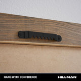 HILLMAN Black Sawtooth Hanger 10 lb 5 pc