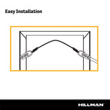 HILLMAN Black D-Ring Hanger 25 lb 4 pk