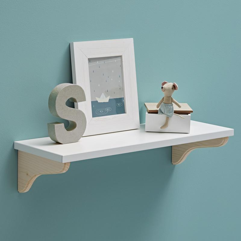 Dolle Lite .75 in. H X 23.6 in. W X 7.9 in. D White Wood Shelf Board