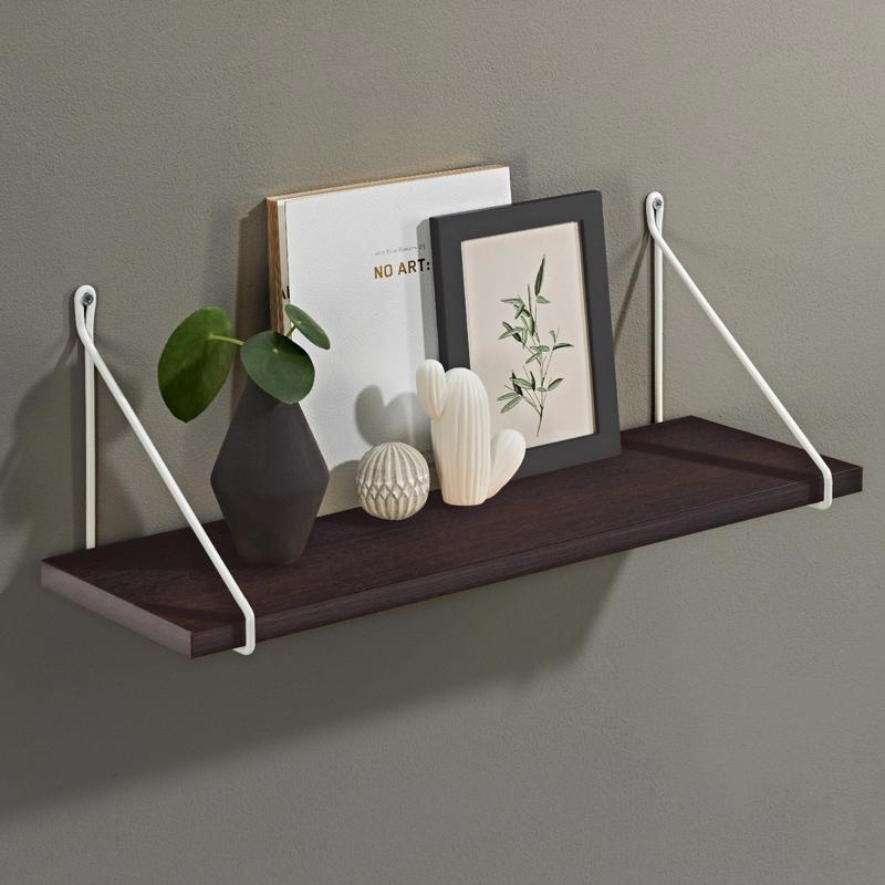 Dolle Lite .75 in. H X 23.6 in. W X 7.9 in. D Espresso Wood Shelf Board