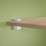 Dolle Bloc 2.5 in. H X 1.3 in. W X 1.3 in. D Silver Metal Shelf Clips