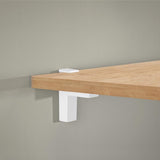 Dolle Eliot 4.4 in. H X 0.9 in. W X 2.6 in. D White Metal Shelf Clips