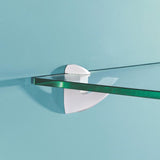 Dolle Scoop 3 in. H X 1 in. W X 2.5 in. D White Metal Shelf Clips