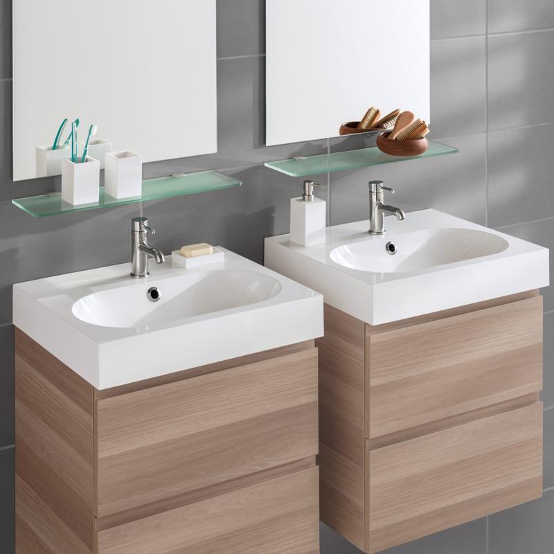 Dolle Flac 1.6 in. H X 1.6 in. W X 0.8 in. D Silver Metal Shelf Clips