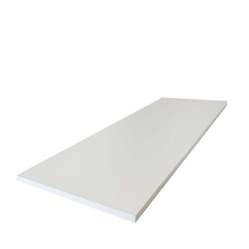 NB 0.63 in. H X 10 in. W X 23.6 in. D White Wood Shelf Board