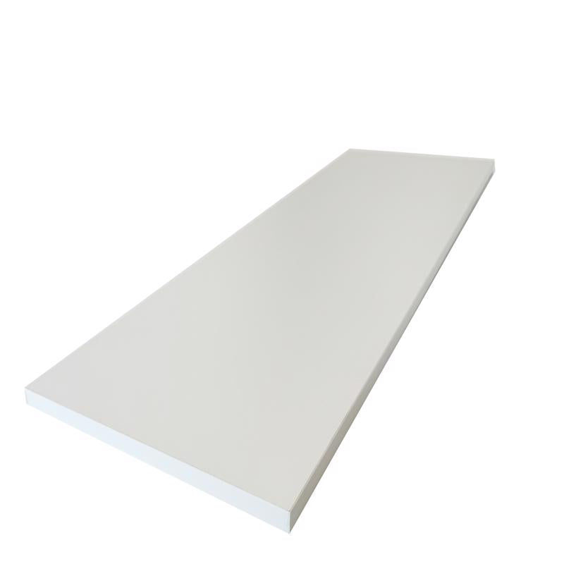 NB 0.63 in. H X 10 in. W X 47.6 in. D White Wood Shelf Board