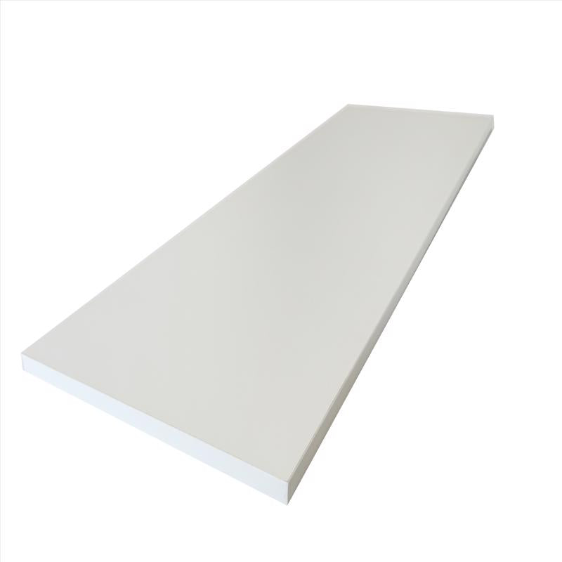 NB 0.63 in. H X 11.8 in. W X 47.6 in. D White Wood Shelf Board