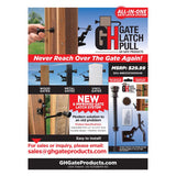 GH Gate Products 1.75 in. H X 6.75 in. W X 13 in. L Plastic Gate Latch Pull