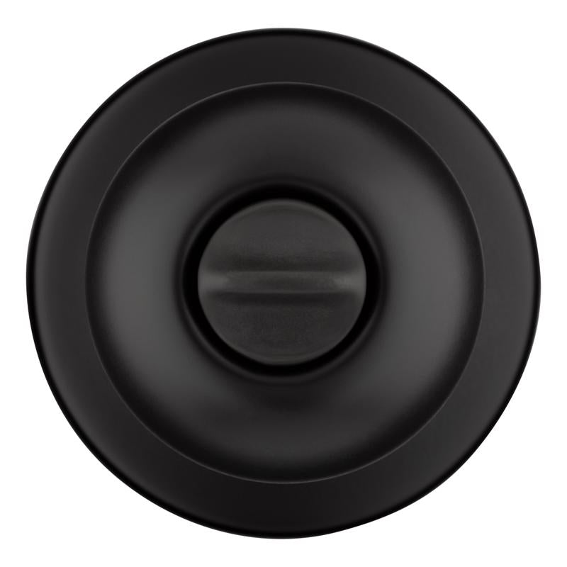 Kwikset Polo Matte Black Bed and Bath Knob Right or Left Handed