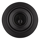 Kwikset Polo Traditional Matte Black Keyed Entry Door Knob 1-3/4 in.