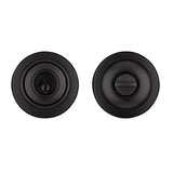 Kwikset Polo Traditional Matte Black Keyed Entry Door Knob 1-3/4 in.