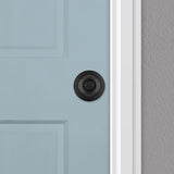 Kwikset Polo Traditional Matte Black Keyed Entry Door Knob 1-3/4 in.