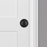 Kwikset Polo Matte Black Passage Knob 1-3/4 in.
