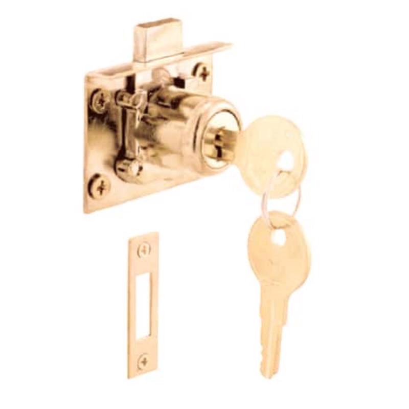 CABINT/DRAWR LCK STL GLD