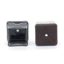 Ace Felt/Plastic Leg Tip Clear Square 0.59 - 0.70 in. W 8 pk